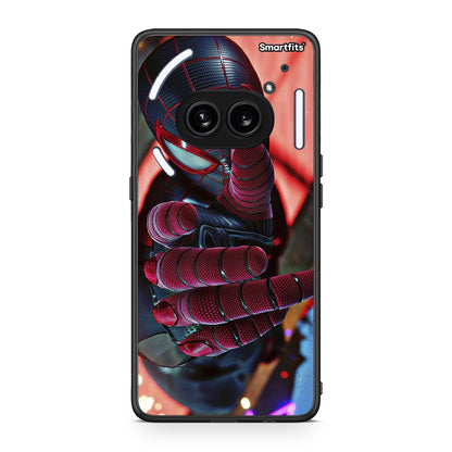 Nothing Phone 2a Spider Hand Θήκη από τη Smartfits με σχέδιο στο πίσω μέρος και μαύρο περίβλημα | Smartphone case with colorful back and black bezels by Smartfits