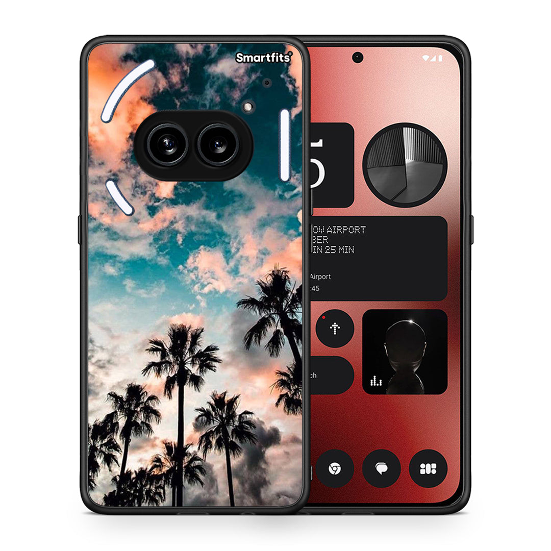 Θήκη Nothing Phone 2a Sky Summer από τη Smartfits με σχέδιο στο πίσω μέρος και μαύρο περίβλημα | Nothing Phone 2a Sky Summer case with colorful back and black bezels