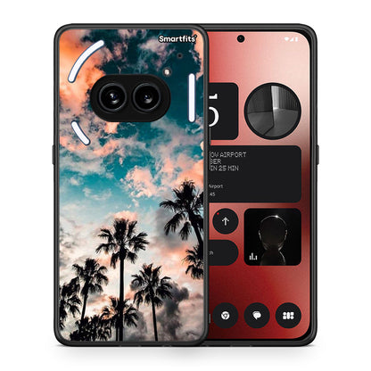 Θήκη Nothing Phone 2a Sky Summer από τη Smartfits με σχέδιο στο πίσω μέρος και μαύρο περίβλημα | Nothing Phone 2a Sky Summer case with colorful back and black bezels