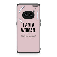 Thumbnail for Nothing Phone 2a Superpower Woman θήκη από τη Smartfits με σχέδιο στο πίσω μέρος και μαύρο περίβλημα | Smartphone case with colorful back and black bezels by Smartfits