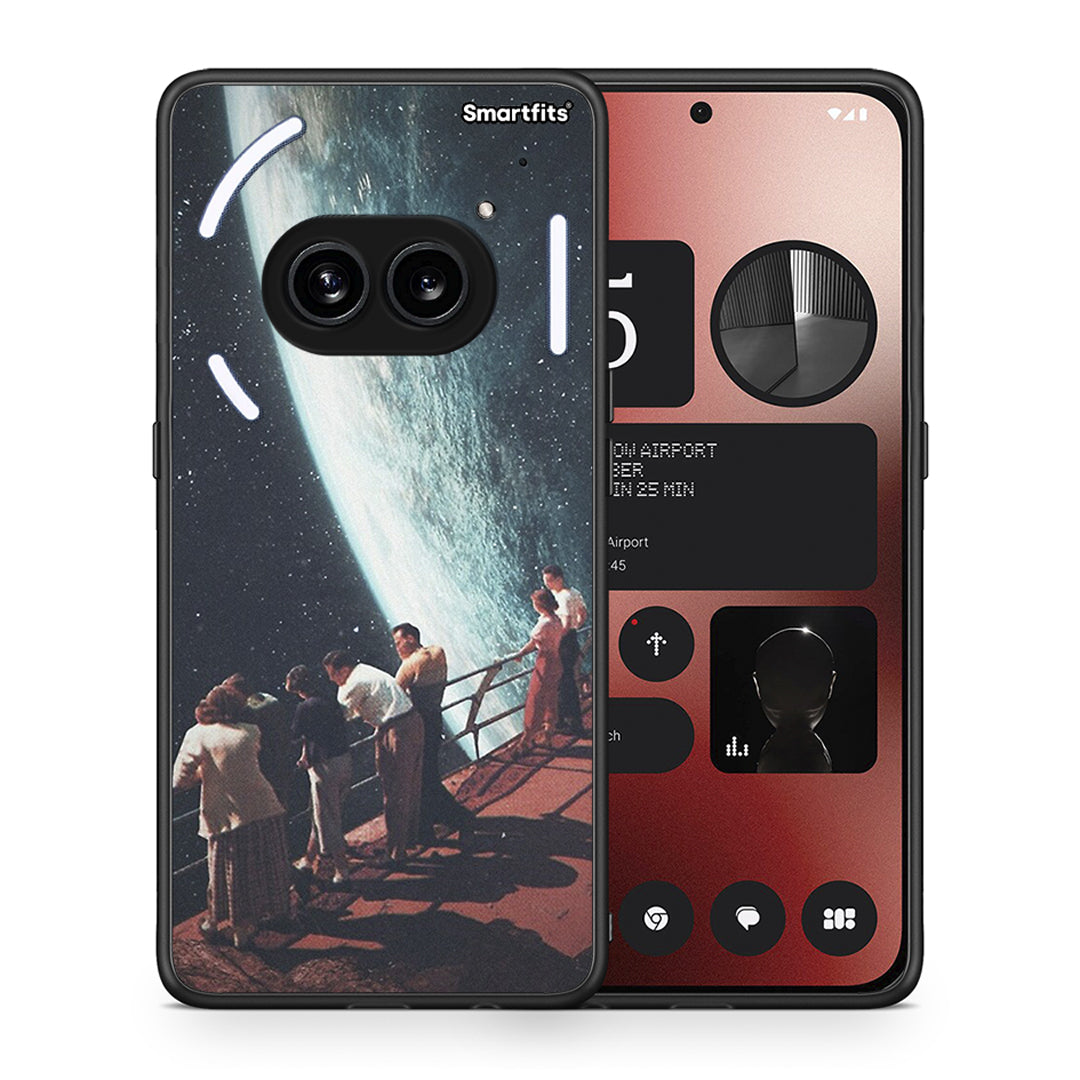 Θήκη Nothing Phone 2a Surreal View από τη Smartfits με σχέδιο στο πίσω μέρος και μαύρο περίβλημα | Nothing Phone 2a Surreal View case with colorful back and black bezels