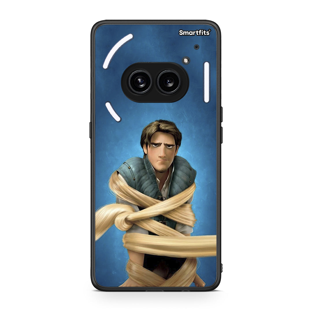 Nothing Phone 2a Tangled 1 Θήκη Αγίου Βαλεντίνου από τη Smartfits με σχέδιο στο πίσω μέρος και μαύρο περίβλημα | Smartphone case with colorful back and black bezels by Smartfits