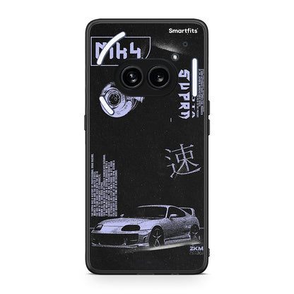 Nothing Phone 2a Tokyo Drift Θήκη Αγίου Βαλεντίνου από τη Smartfits με σχέδιο στο πίσω μέρος και μαύρο περίβλημα | Smartphone case with colorful back and black bezels by Smartfits