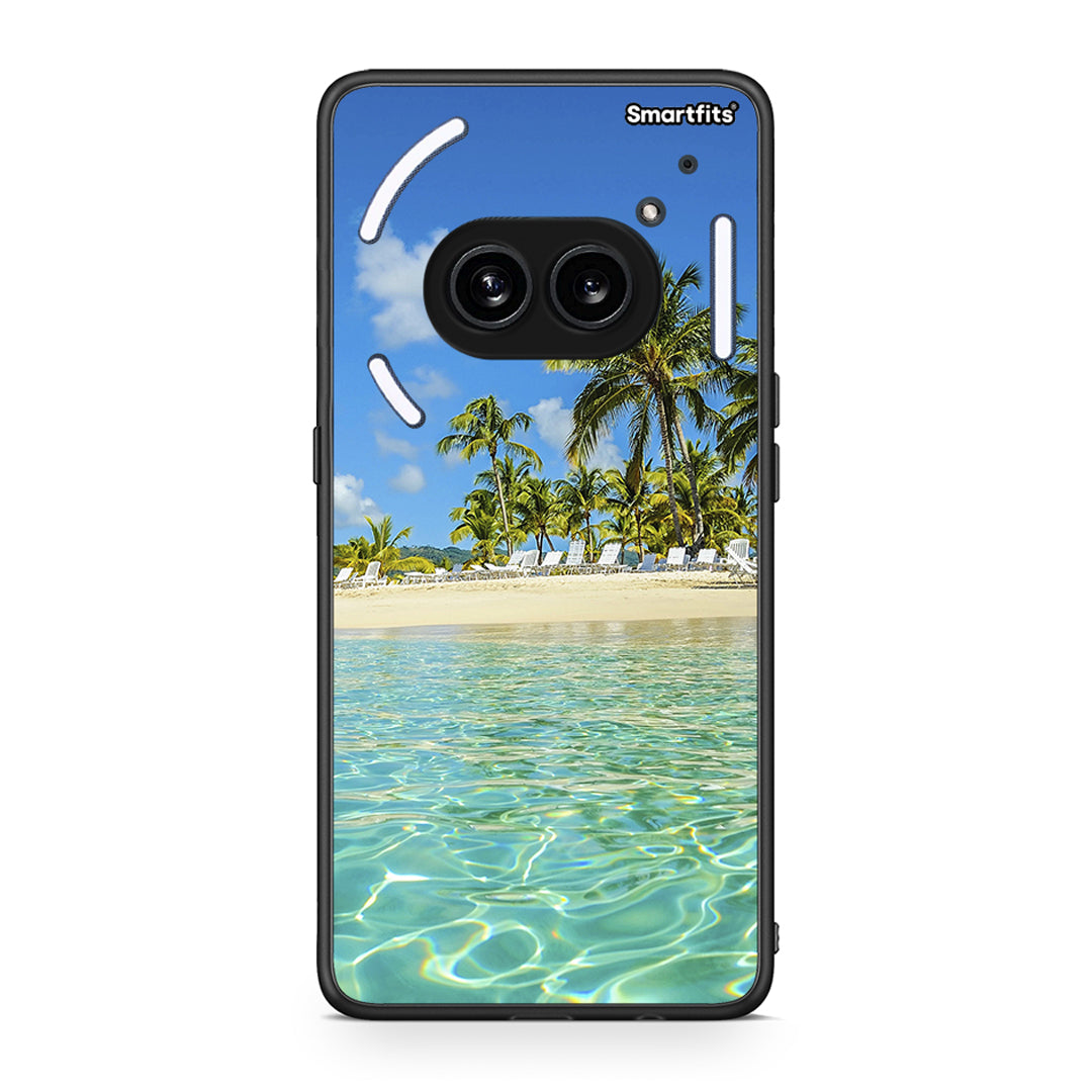 Nothing Phone 2a Tropical Vibes Θήκη από τη Smartfits με σχέδιο στο πίσω μέρος και μαύρο περίβλημα | Smartphone case with colorful back and black bezels by Smartfits