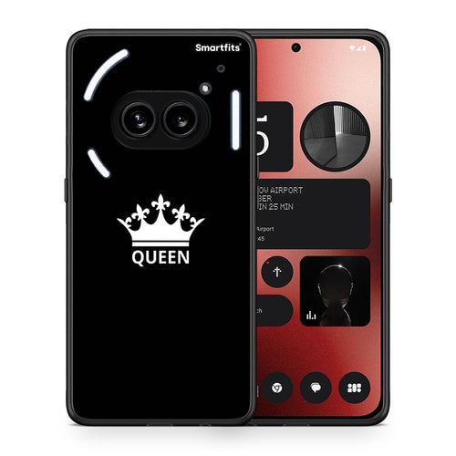 Θήκη Nothing Phone 2a Queen Valentine από τη Smartfits με σχέδιο στο πίσω μέρος και μαύρο περίβλημα | Nothing Phone 2a Queen Valentine case with colorful back and black bezels