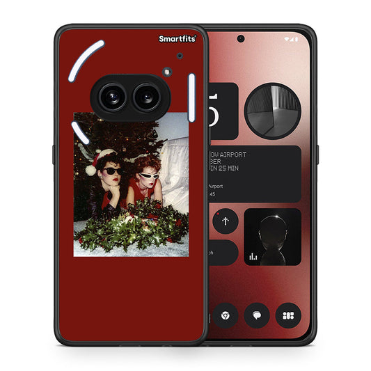 Θήκη Nothing Phone 2a Waiting For Xmas από τη Smartfits με σχέδιο στο πίσω μέρος και μαύρο περίβλημα | Nothing Phone 2a Waiting For Xmas case with colorful back and black bezels