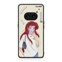 Thumbnail for Nothing Phone 2a Walking Mermaid Θήκη από τη Smartfits με σχέδιο στο πίσω μέρος και μαύρο περίβλημα | Smartphone case with colorful back and black bezels by Smartfits