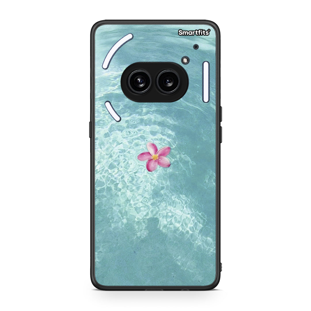 Nothing Phone 2a Water Flower Θήκη από τη Smartfits με σχέδιο στο πίσω μέρος και μαύρο περίβλημα | Smartphone case with colorful back and black bezels by Smartfits