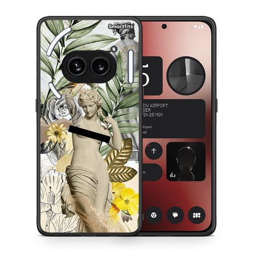 Θήκη Nothing Phone 2a Woman Statue από τη Smartfits με σχέδιο στο πίσω μέρος και μαύρο περίβλημα | Nothing Phone 2a Woman Statue case with colorful back and black bezels