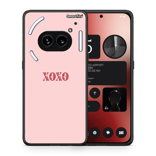 Θήκη Nothing Phone 2a XOXO Love από τη Smartfits με σχέδιο στο πίσω μέρος και μαύρο περίβλημα | Nothing Phone 2a XOXO Love case with colorful back and black bezels