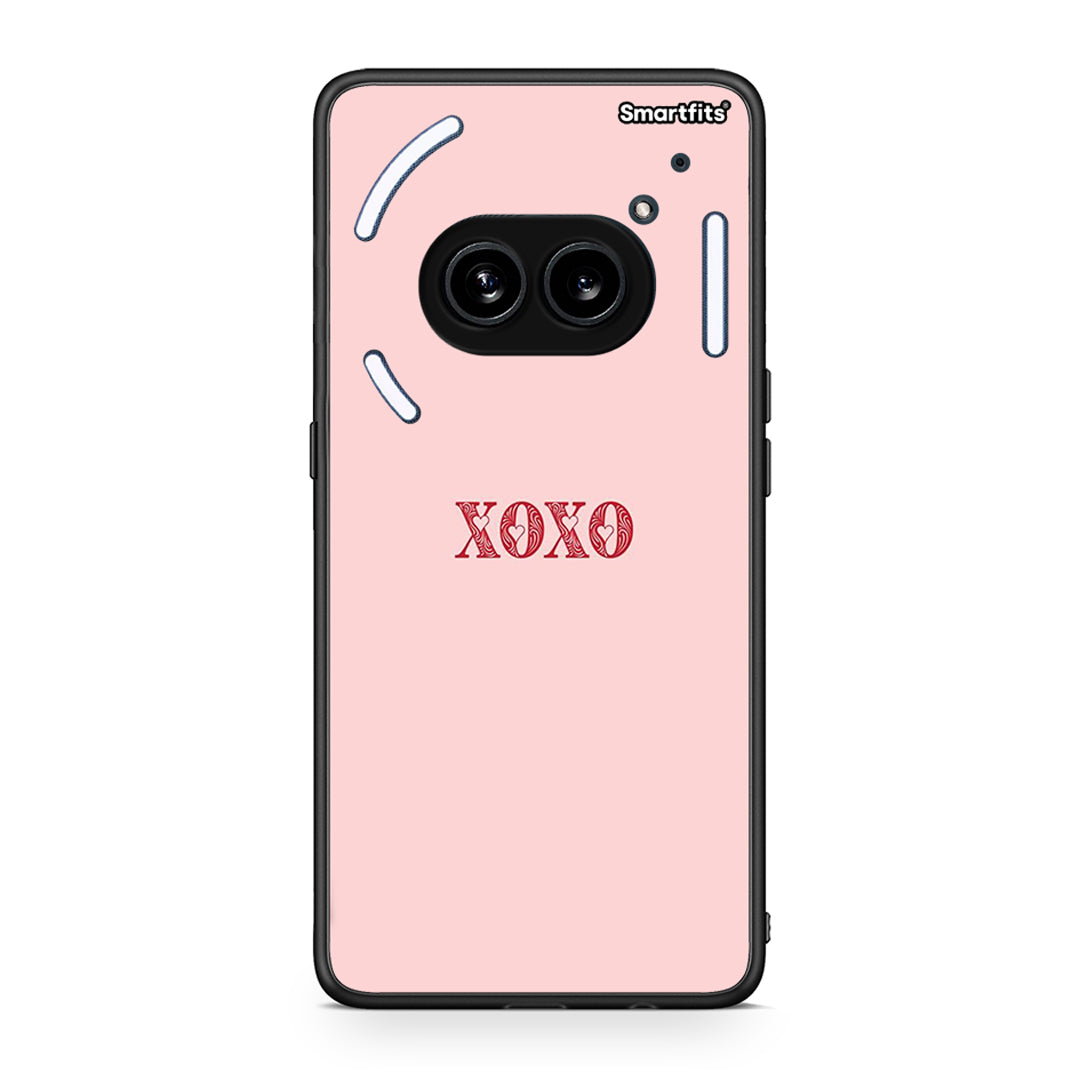 Nothing Phone 2a XOXO Love θήκη από τη Smartfits με σχέδιο στο πίσω μέρος και μαύρο περίβλημα | Smartphone case with colorful back and black bezels by Smartfits