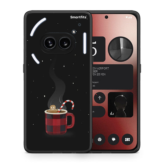 Θήκη Nothing Phone 2a Xmas Bathing από τη Smartfits με σχέδιο στο πίσω μέρος και μαύρο περίβλημα | Nothing Phone 2a Xmas Bathing case with colorful back and black bezels