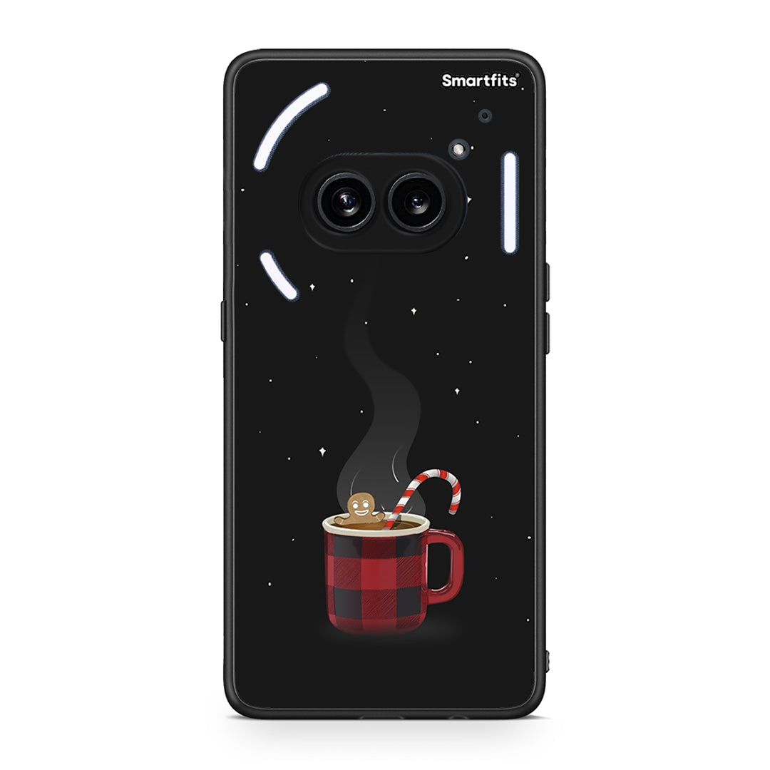 Nothing Phone 2a Xmas Bathing θήκη από τη Smartfits με σχέδιο στο πίσω μέρος και μαύρο περίβλημα | Smartphone case with colorful back and black bezels by Smartfits