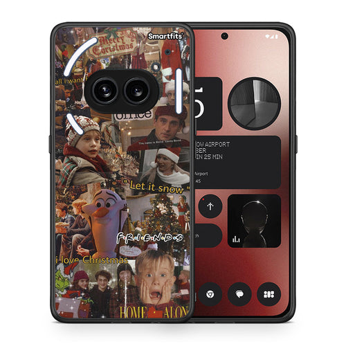 Θήκη Nothing Phone 2a Xmas Wishes από τη Smartfits με σχέδιο στο πίσω μέρος και μαύρο περίβλημα | Nothing Phone 2a Xmas Wishes case with colorful back and black bezels