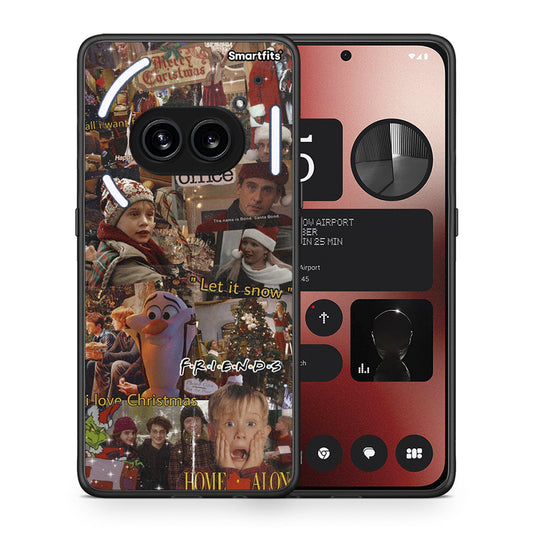 Θήκη Nothing Phone 2a Xmas Wishes από τη Smartfits με σχέδιο στο πίσω μέρος και μαύρο περίβλημα | Nothing Phone 2a Xmas Wishes case with colorful back and black bezels