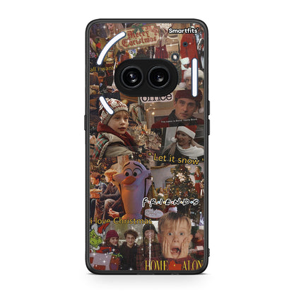 Nothing Phone 2a Xmas Wishes θήκη από τη Smartfits με σχέδιο στο πίσω μέρος και μαύρο περίβλημα | Smartphone case with colorful back and black bezels by Smartfits
