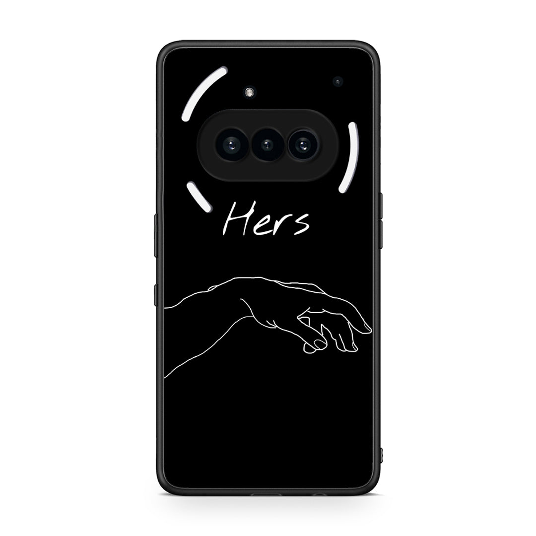 Nothing Phone 3a Aeshetic Love 1 Θήκη Αγίου Βαλεντίνου από τη Smartfits με σχέδιο στο πίσω μέρος και μαύρο περίβλημα | Smartphone case with colorful back and black bezels by Smartfits
