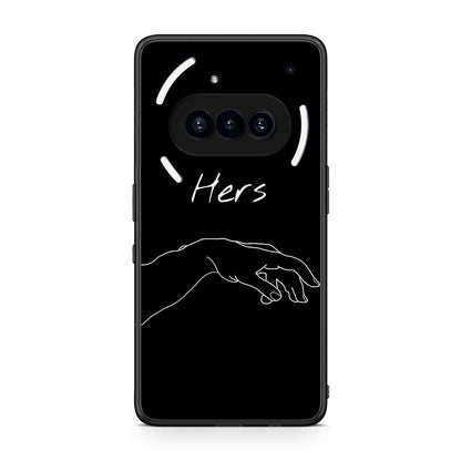 Nothing Phone 3a Aeshetic Love 1 Θήκη Αγίου Βαλεντίνου από τη Smartfits με σχέδιο στο πίσω μέρος και μαύρο περίβλημα | Smartphone case with colorful back and black bezels by Smartfits