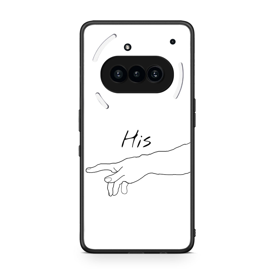 Nothing Phone 3a Aeshetic Love 2 Θήκη Αγίου Βαλεντίνου από τη Smartfits με σχέδιο στο πίσω μέρος και μαύρο περίβλημα | Smartphone case with colorful back and black bezels by Smartfits