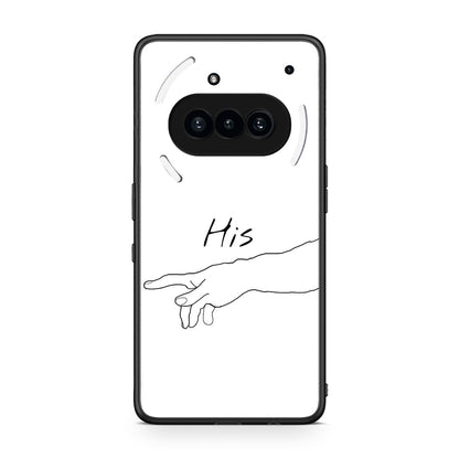 Nothing Phone 3a Aeshetic Love 2 Θήκη Αγίου Βαλεντίνου από τη Smartfits με σχέδιο στο πίσω μέρος και μαύρο περίβλημα | Smartphone case with colorful back and black bezels by Smartfits