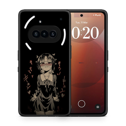 Θήκη Nothing Phone 3a Anime Girl από τη Smartfits με σχέδιο στο πίσω μέρος και μαύρο περίβλημα | Nothing Phone 3a Anime Girl case with colorful back and black bezels