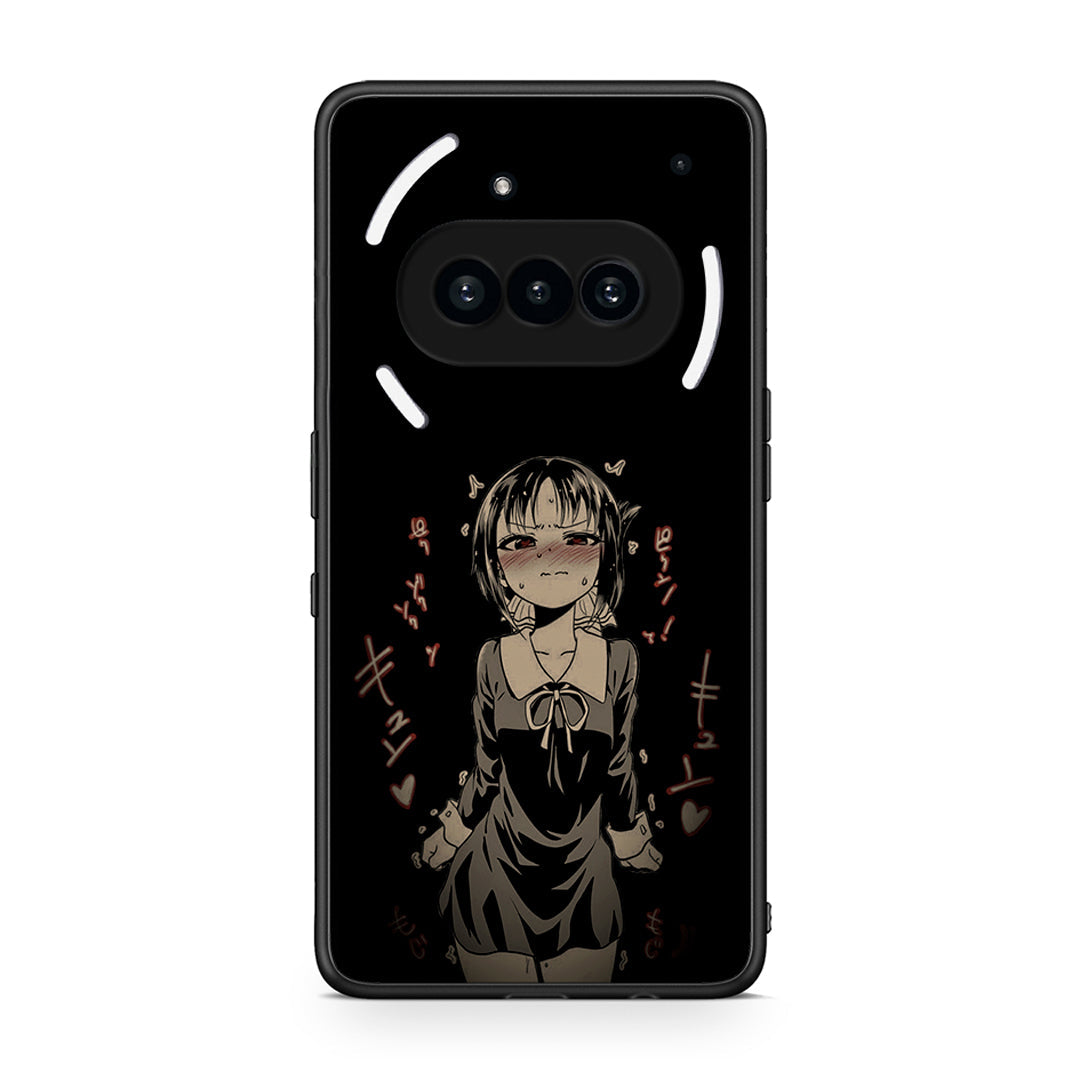 Nothing Phone 3a Anime Girl θήκη από τη Smartfits με σχέδιο στο πίσω μέρος και μαύρο περίβλημα | Smartphone case with colorful back and black bezels by Smartfits