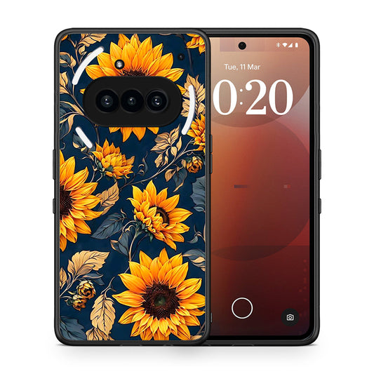 Autumn Sunflowers - Nothing Phone 3a θήκη