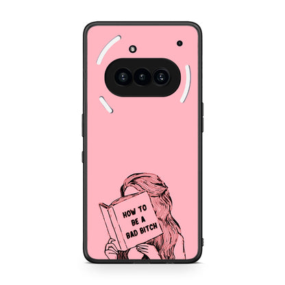 Nothing Phone 3a Bad Bitch θήκη από τη Smartfits με σχέδιο στο πίσω μέρος και μαύρο περίβλημα | Smartphone case with colorful back and black bezels by Smartfits