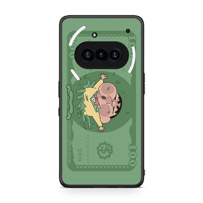 Nothing Phone 3a Big Money Θήκη Αγίου Βαλεντίνου από τη Smartfits με σχέδιο στο πίσω μέρος και μαύρο περίβλημα | Smartphone case with colorful back and black bezels by Smartfits
