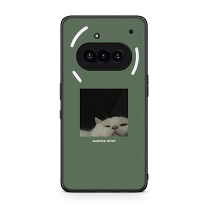 Nothing Phone 3a Bitch Surprise θήκη από τη Smartfits με σχέδιο στο πίσω μέρος και μαύρο περίβλημα | Smartphone case with colorful back and black bezels by Smartfits