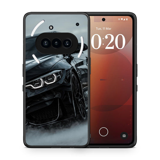Θήκη Nothing Phone 3a Black BMW από τη Smartfits με σχέδιο στο πίσω μέρος και μαύρο περίβλημα | Nothing Phone 3a Black BMW case with colorful back and black bezels
