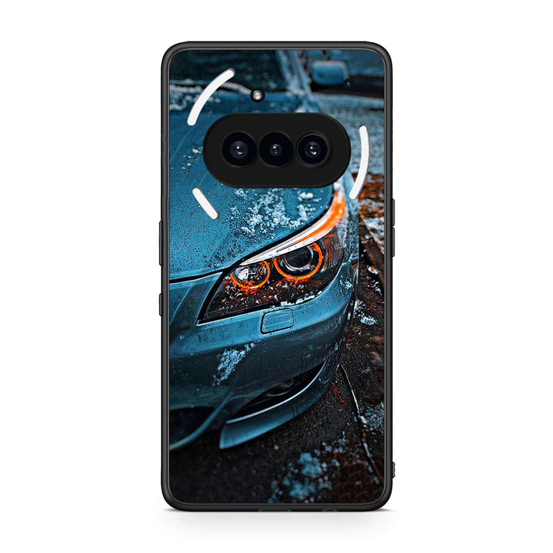 Nothing Phone 3a Bmw E60 Θήκη από τη Smartfits με σχέδιο στο πίσω μέρος και μαύρο περίβλημα | Smartphone case with colorful back and black bezels by Smartfits