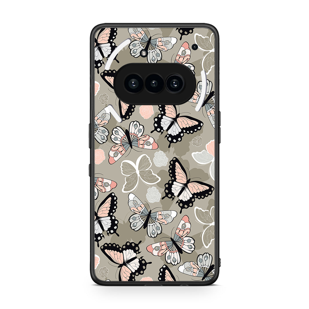 135 - Nothing Phone 3a Butterflies Boho case, cover, bumper