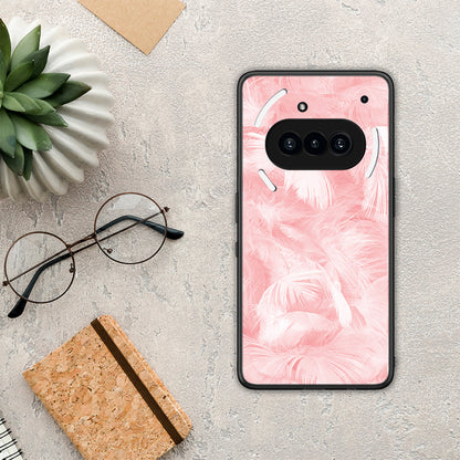 Boho Pink Feather - Nothing Phone 3a θήκη