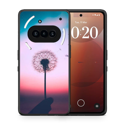 Θήκη Nothing Phone 3a Wish Boho από τη Smartfits με σχέδιο στο πίσω μέρος και μαύρο περίβλημα | Nothing Phone 3a Wish Boho case with colorful back and black bezels
