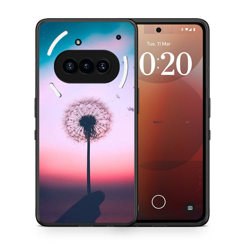 Θήκη Nothing Phone 3a Wish Boho από τη Smartfits με σχέδιο στο πίσω μέρος και μαύρο περίβλημα | Nothing Phone 3a Wish Boho case with colorful back and black bezels