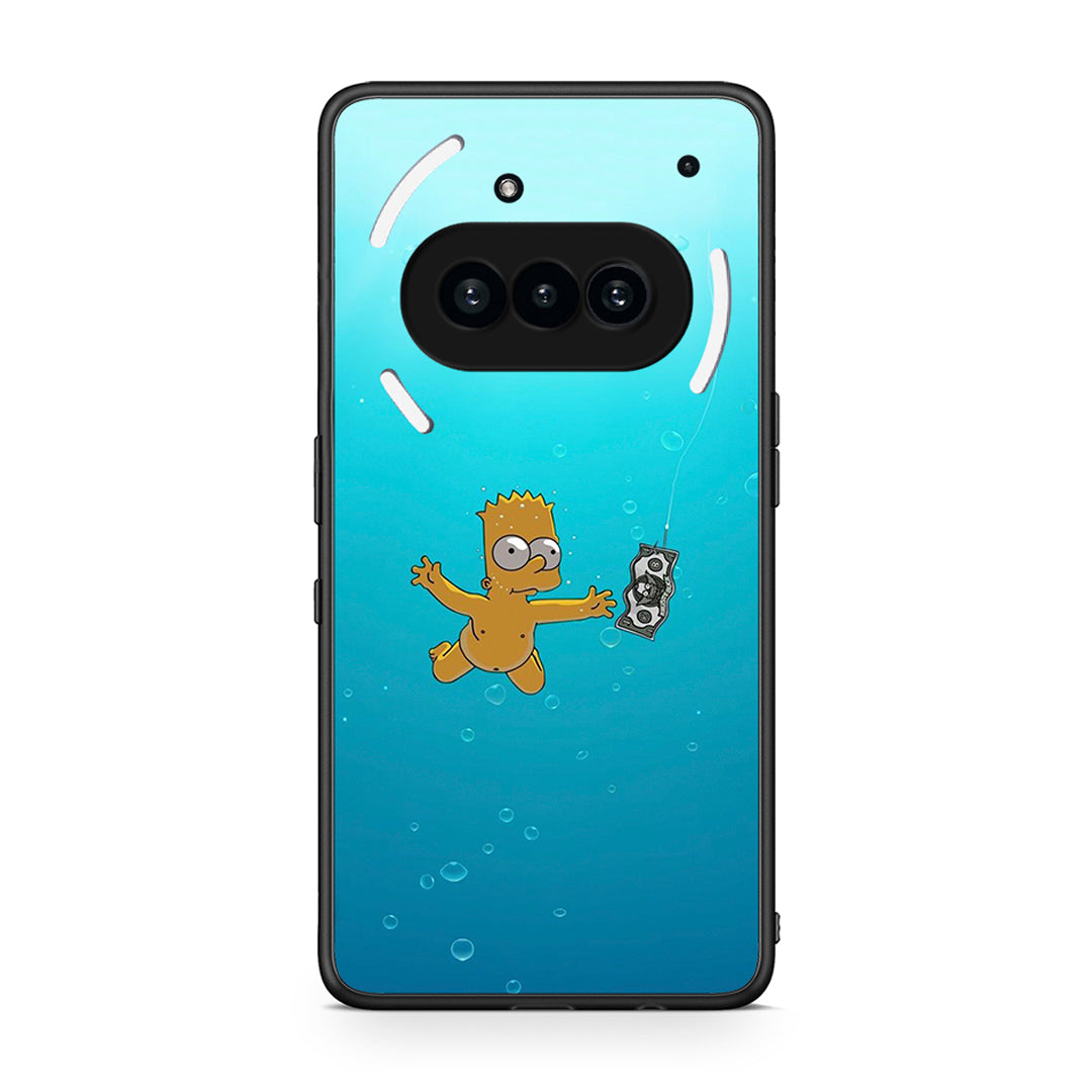 Nothing Phone 3a Chasing Money θήκη από τη Smartfits με σχέδιο στο πίσω μέρος και μαύρο περίβλημα | Smartphone case with colorful back and black bezels by Smartfits