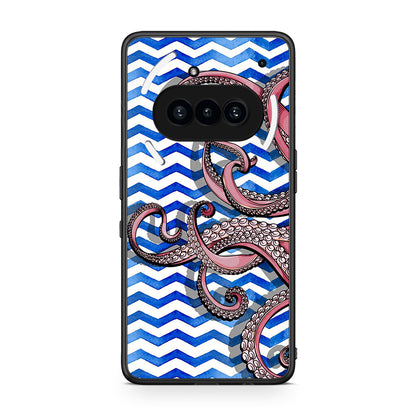 Nothing Phone 3a Chevron Devilfish θήκη από τη Smartfits με σχέδιο στο πίσω μέρος και μαύρο περίβλημα | Smartphone case with colorful back and black bezels by Smartfits