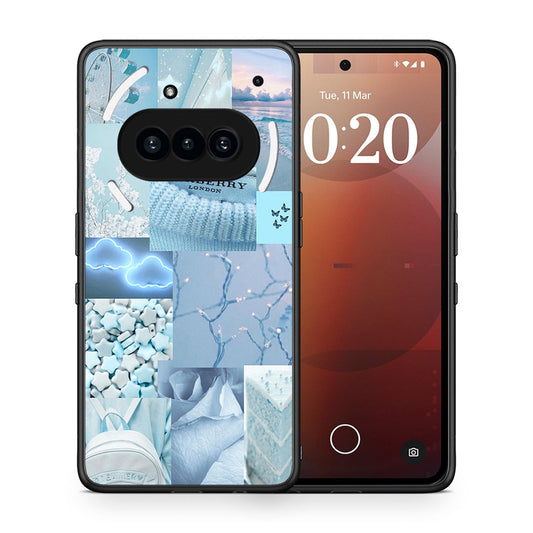 Θήκη Nothing Phone 3a Ciel Aesthetic Collage από τη Smartfits με σχέδιο στο πίσω μέρος και μαύρο περίβλημα | Nothing Phone 3a Ciel Aesthetic Collage case with colorful back and black bezels