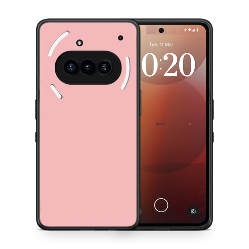 Θήκη Nothing Phone 3a Nude Color από τη Smartfits με σχέδιο στο πίσω μέρος και μαύρο περίβλημα | Nothing Phone 3a Nude Color case with colorful back and black bezels
