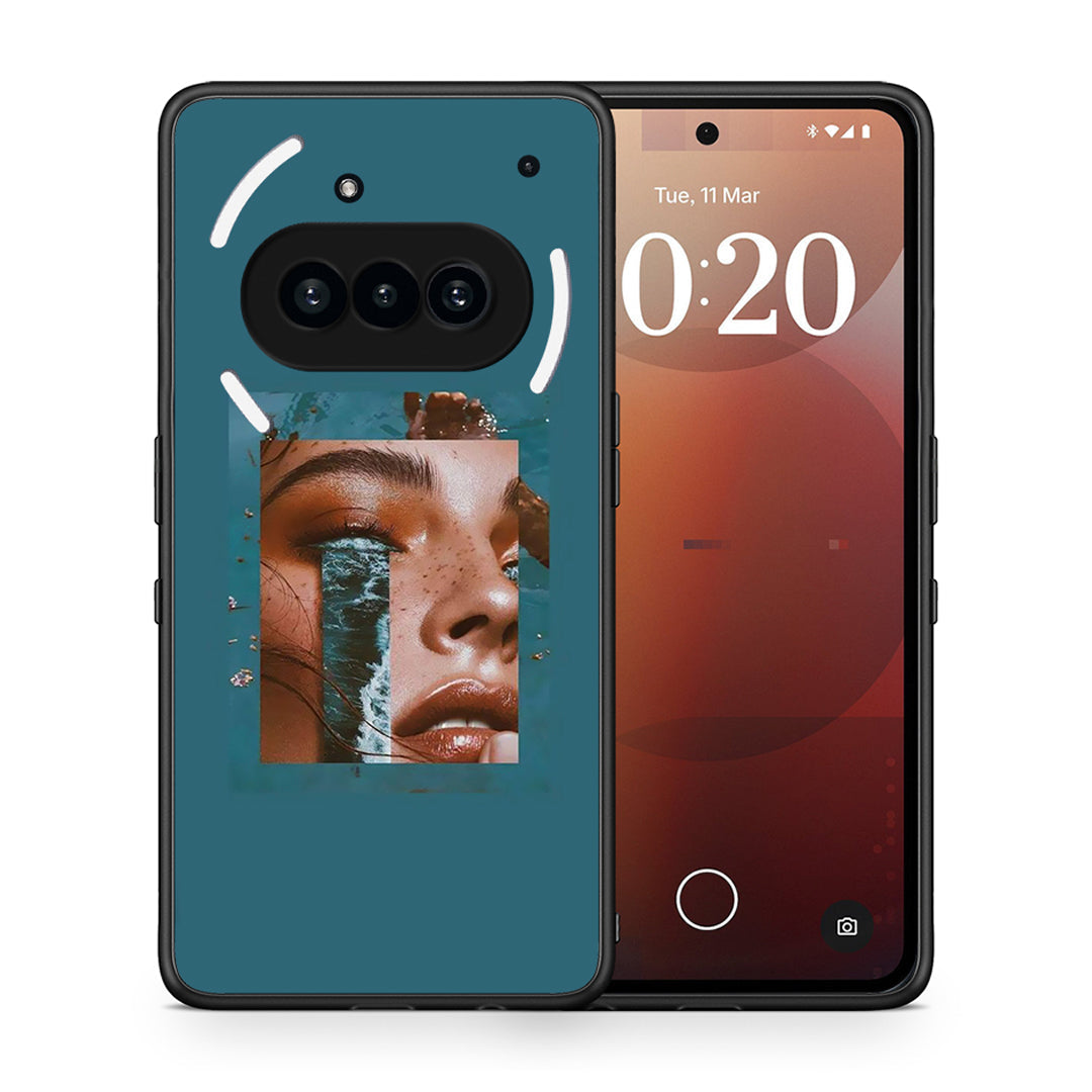Θήκη Nothing Phone 3a Cry An Ocean από τη Smartfits με σχέδιο στο πίσω μέρος και μαύρο περίβλημα | Nothing Phone 3a Cry An Ocean case with colorful back and black bezels