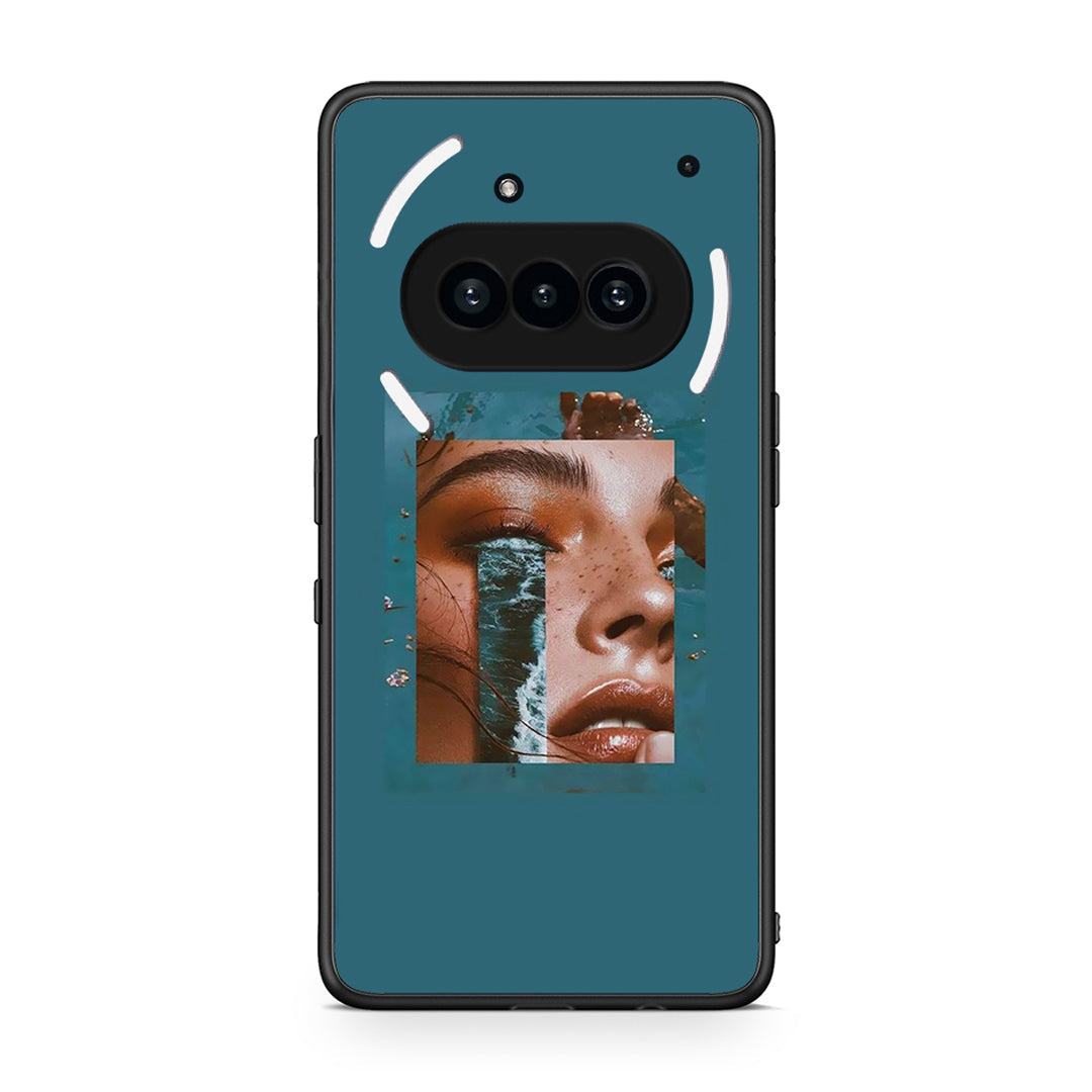 Nothing Phone 3a Cry An Ocean θήκη από τη Smartfits με σχέδιο στο πίσω μέρος και μαύρο περίβλημα | Smartphone case with colorful back and black bezels by Smartfits