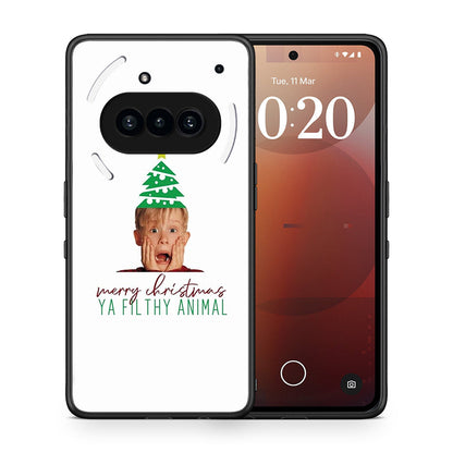 Θήκη Nothing Phone 3a Filthy Animal από τη Smartfits με σχέδιο στο πίσω μέρος και μαύρο περίβλημα | Nothing Phone 3a Filthy Animal case with colorful back and black bezels