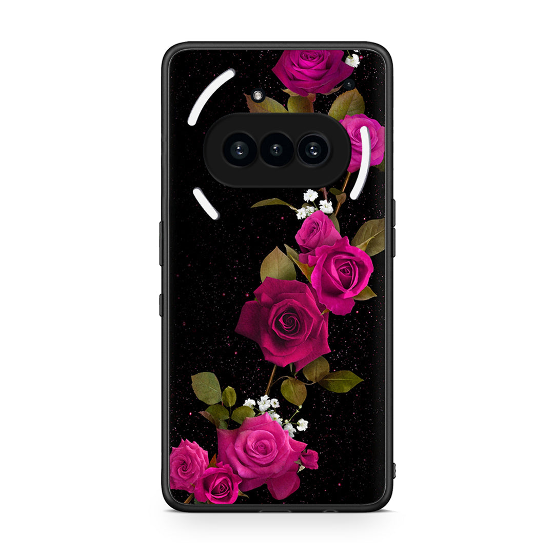 4 - Nothing Phone 3a Red Roses Flower case, cover, bumper