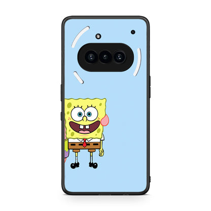 Nothing Phone 3a Friends Bob θήκη από τη Smartfits με σχέδιο στο πίσω μέρος και μαύρο περίβλημα | Smartphone case with colorful back and black bezels by Smartfits