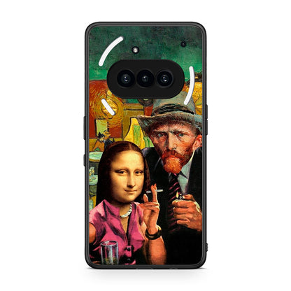 Nothing Phone 3a Funny Art θήκη από τη Smartfits με σχέδιο στο πίσω μέρος και μαύρο περίβλημα | Smartphone case with colorful back and black bezels by Smartfits