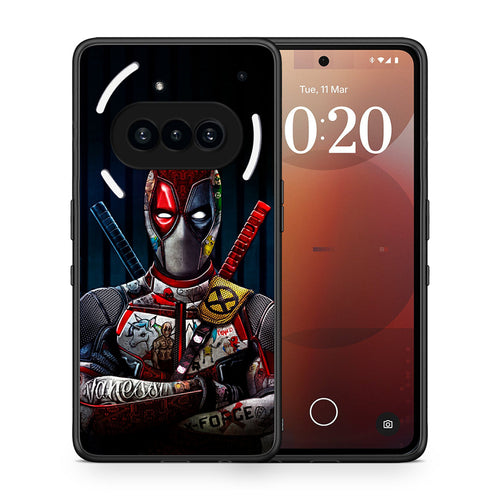 Θήκη Nothing Phone 3a Funny Guy από τη Smartfits με σχέδιο στο πίσω μέρος και μαύρο περίβλημα | Nothing Phone 3a Funny Guy case with colorful back and black bezels
