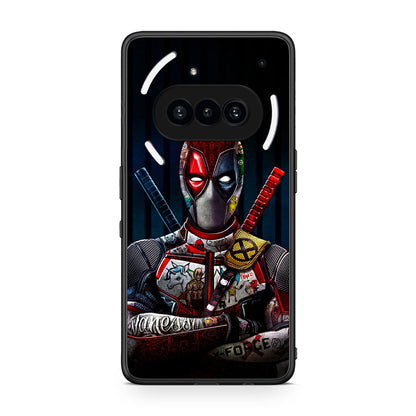Nothing Phone 3a Funny Guy θήκη από τη Smartfits με σχέδιο στο πίσω μέρος και μαύρο περίβλημα | Smartphone case with colorful back and black bezels by Smartfits