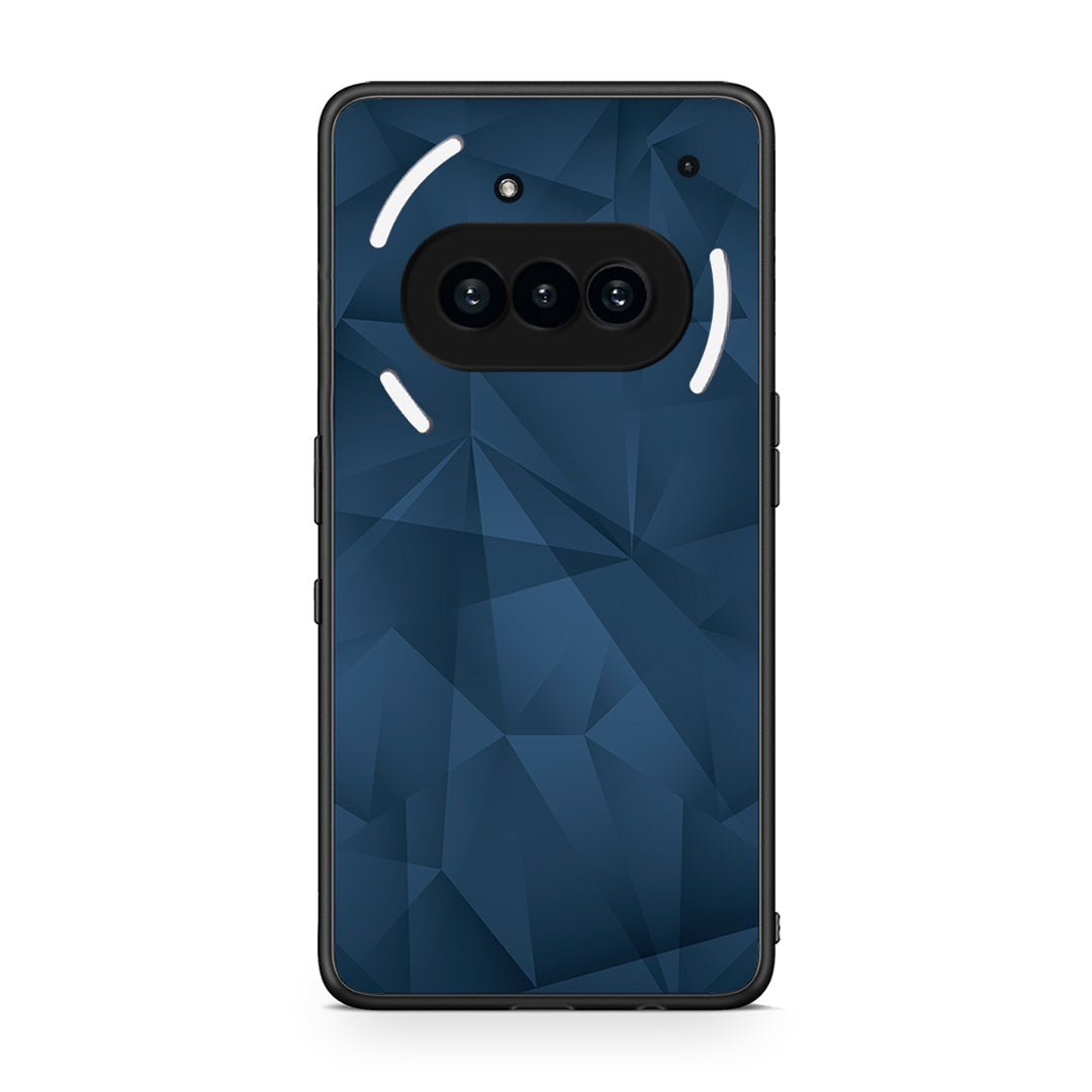 39 - Nothing Phone 3a Blue Abstract Geometric case, cover, bumper