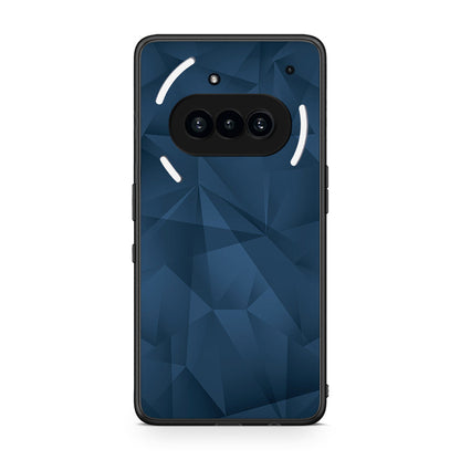 39 - Nothing Phone 3a Blue Abstract Geometric case, cover, bumper